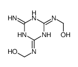 [[4-amino-6-(hydroxymethylamino)-1,3,5-triazin-2-yl]amino]methanol Structure