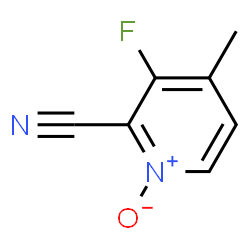 2-Pyridinecarbonitrile, 3-fluoro-4-methyl-, 1-oxide (9CI) picture