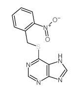 Purine, 6-(o-nitrobenzylthio)- picture