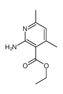 ethyl 2-amino-4,6-dimethylpyridine-3-carboxylate结构式