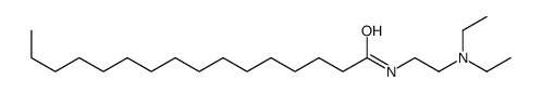 N-[2-(diethylamino)ethyl]hexadecanamide结构式