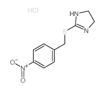 2-[(4-nitrophenyl)methylsulfanyl]-4,5-dihydro-1H-imidazole structure