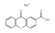 9H-Thioxanthene-2-carboxylicacid, 9-oxo-, sodium salt (1:1)结构式