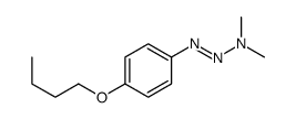N-[(4-butoxyphenyl)diazenyl]-N-methylmethanamine Structure