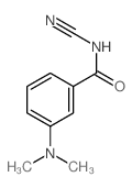 Benzamide,N-cyano-3-(dimethylamino)- Structure