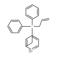 benzyl-diphenyl-prop-2-enyl-phosphanium structure