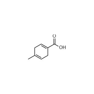 4-Methylcyclohexa-1,4-diene-1-carboxylic acid Structure