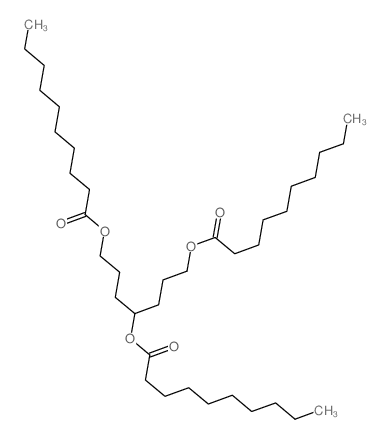 Decanoic acid,1,4,7-heptanetriyl ester (9CI)结构式
