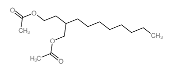 3-(acetyloxymethyl)undecyl acetate结构式