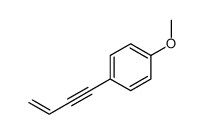 1-but-3-en-1-ynyl-4-methoxybenzene结构式