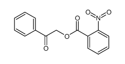 2-Nitrobenzoic acid phenacyl ester structure