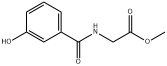 N-(3-Hydroxybenzoyl)glycine methyl ester Structure