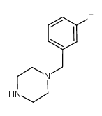 1-(3-氟苄基)哌嗪结构式