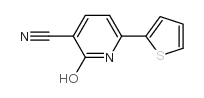 3-Cyano-2-hydroxy-6-(2-thienyl)-pyridine Structure