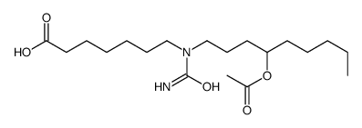 7-[4-acetyloxynonyl(carbamoyl)amino]heptanoic acid结构式