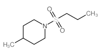 4-methyl-1-propylsulfonyl-piperidine Structure