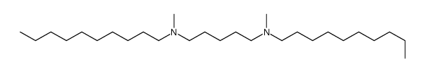 N,N'-didecyl-N,N'-dimethylpentane-1,5-diamine Structure