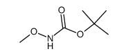 tert-butyl N-methoxycarbamate structure