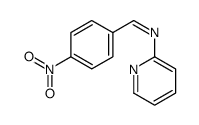 1-(4-nitrophenyl)-N-pyridin-2-ylmethanimine结构式