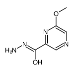 6-methoxypyrazine-2-carbohydrazide结构式