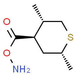 2H-Thiopyran-4-carboxylicacid,4-aminotetrahydro-2,5-dimethyl-,(2alpha,4beta,5alpha)-结构式