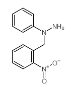1-[(2-nitrophenyl)methyl]-1-phenyl-hydrazine结构式