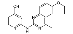 2-[(6-ethoxy-4-methylquinazolin-2-yl)amino]-4,5-dihydro-1H-pyrimidin-6-one结构式