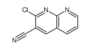 2-chloro-1,8-naphthyridine-3-carbonitrile Structure