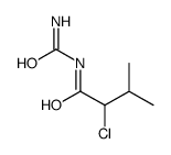 N-carbamoyl-2-chloro-3-methylbutanamide结构式