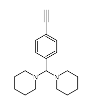 1-[(4-ethynylphenyl)-piperidin-1-ylmethyl]piperidine Structure