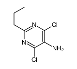 4,6-DICHLORO-2-PROPYL-5-PYRIMIDINAMINE结构式