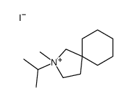 2-methyl-2-propan-2-yl-2-azoniaspiro[4.5]decane,iodide结构式