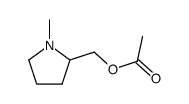 2-acetoxymethyl-1-methyl-pyrrolidine结构式