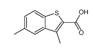 3,5-dimethyl-benzo[b]thiophene-2-carboxylic acid结构式