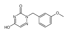 2-[(3-methoxyphenyl)methyl]-1,2,4-triazine-3,5-dione结构式