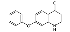 7-phenoxy-2,3-dihydro-1H-quinolin-4-one结构式