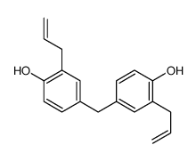 4-[(4-hydroxy-3-prop-2-enylphenyl)methyl]-2-prop-2-enylphenol结构式