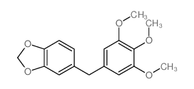 5-[(3,4,5-trimethoxyphenyl)methyl]benzo[1,3]dioxole structure