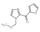 Methanone,2-furanyl[1-(methoxymethyl)-1H-imidazol-2-yl]- Structure