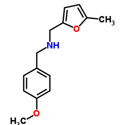 1-(4-Methoxyphenyl)-N-[(5-methyl-2-furyl)methyl]methanamine结构式