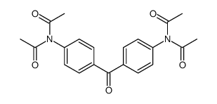 N-acetyl-N-[4-[4-(diacetylamino)benzoyl]phenyl]acetamide Structure