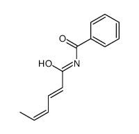 N-hexa-2,4-dienoylbenzamide Structure