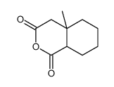 (4aS,8aS)-4a-methyl-4,5,6,7,8,8a-hexahydroisochromene-1,3-dione Structure