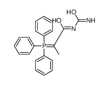 N-carbamoyl-2-(triphenyl-λ5-phosphanylidene)propanamide结构式