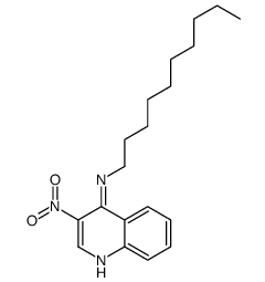 N-decyl-3-nitroquinolin-4-amine Structure