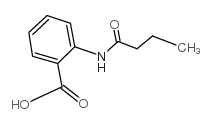Benzoic acid, 2-[ (1-oxobutyl)amino]- Structure