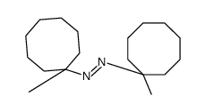 bis(1-methylcyclooctyl)diazene结构式