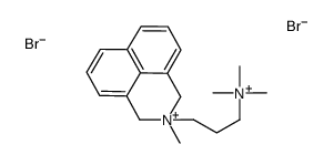 trimethyl-[3-(2-methyl-1,3-dihydrobenzo[de]isoquinolin-2-ium-2-yl)propyl]azanium,dibromide结构式