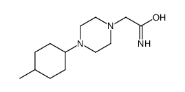 2-[4-(4-methylcyclohexyl)piperazin-1-yl]acetamide Structure