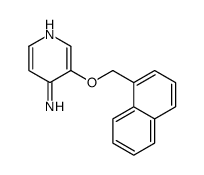 3-(naphthalen-1-ylmethoxy)pyridin-4-amine Structure